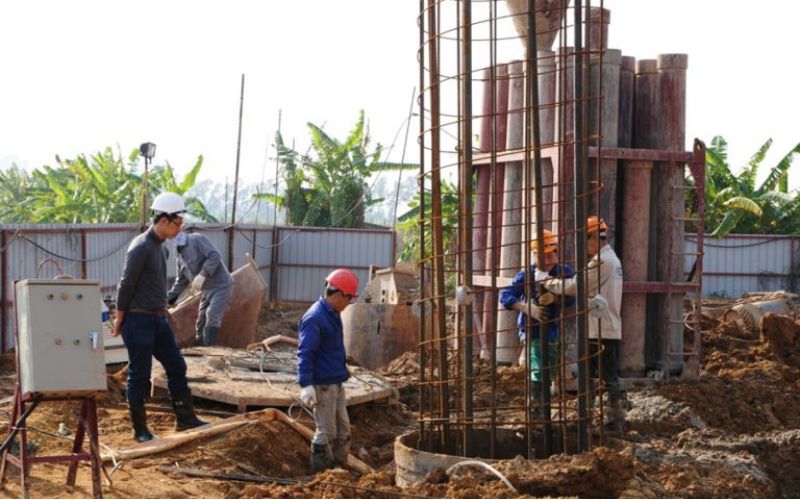 quy trình thi công cọc khoan nhồi