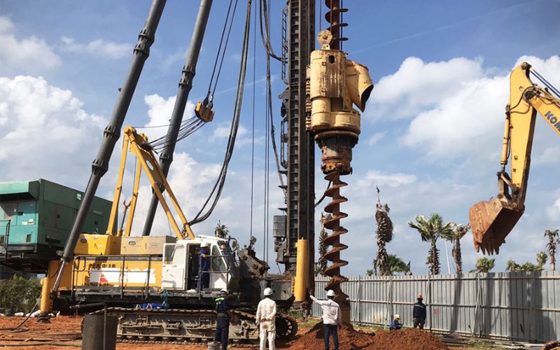 quy trình thi công cọc khoan nhồi