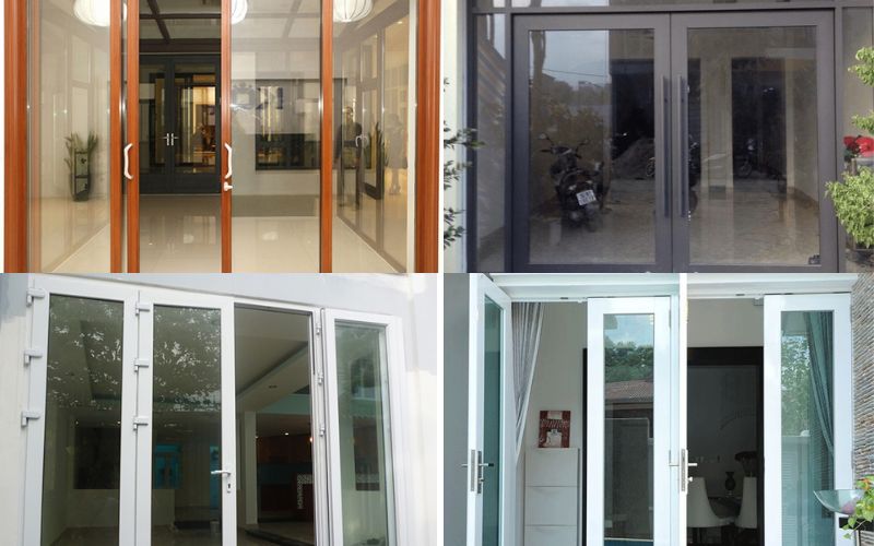 các loại cửa nhôm kính