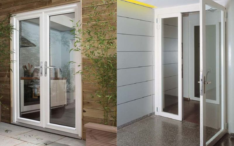 cửa nhôm xingfa 2 cánh