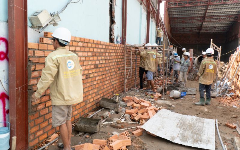 Đội ngũ nhân viên luôn có sự ảnh hưởng tới chất lượng công trình