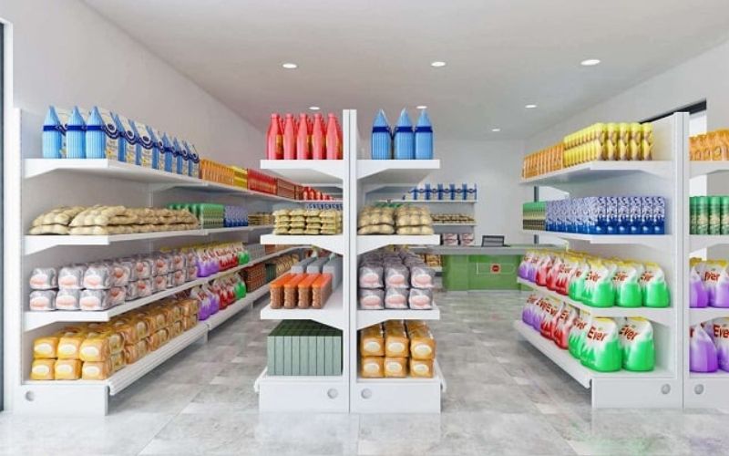 thiết kế cửa hàng tiện lợi