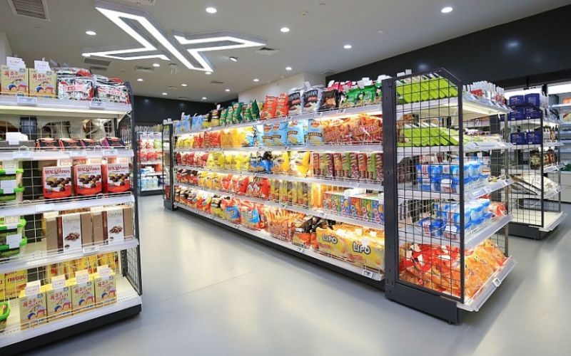 thiết kế cửa hàng tiện lợi