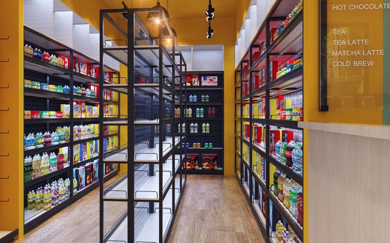 thiết kế cửa hàng tiện lợi