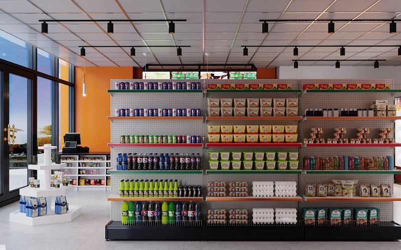 thiết kế cửa hàng tiện lợi