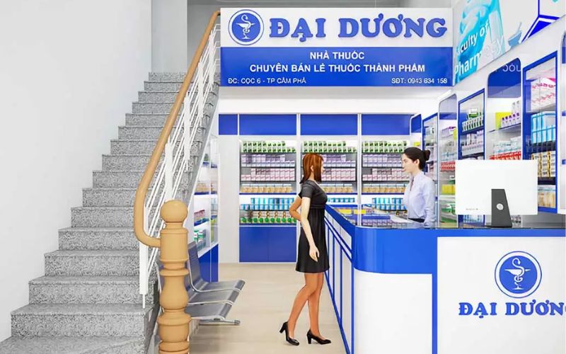 Xu hướng thiết kế nhà thuốc nhỏ gọn rất phù hợp với những gia đình muốn mở cơ sở kinh doanh tại nhà. Thiết kế tận dụng tối ưu các không gian cho nhà thuốc một cách khoa học nhưng vẫn đảm bảo không gian di chuyển trong gia đình.