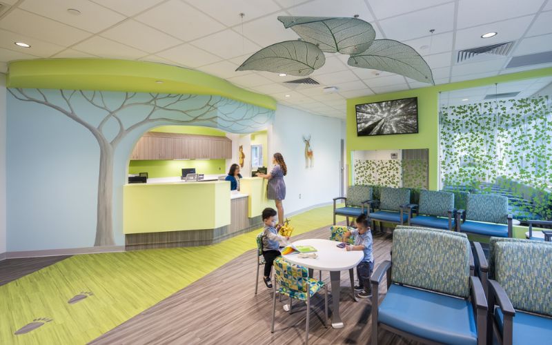 thiết kế phòng khám nhi 