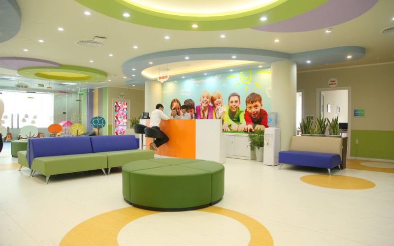 thiết kế phòng khám nhi 