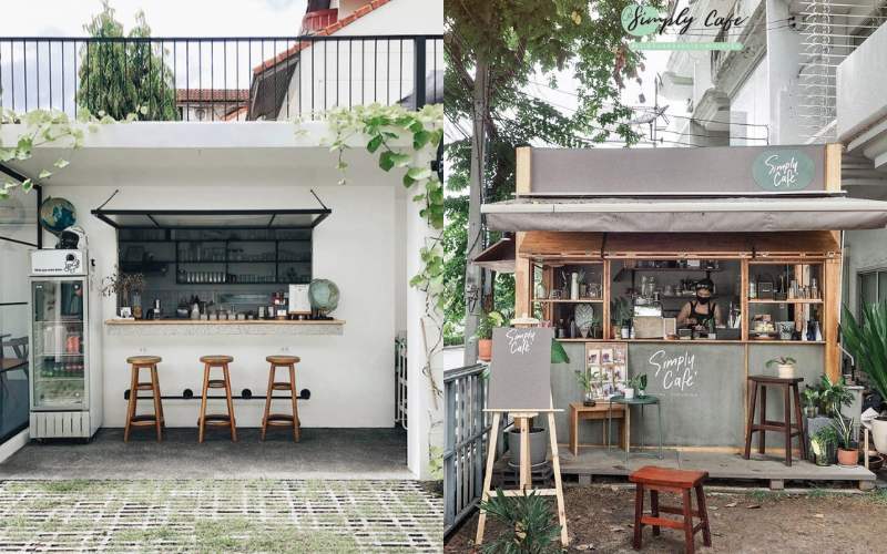 Phong cách thiết kế cafe nhỏ đẹp giá rẻ - cà phê take away