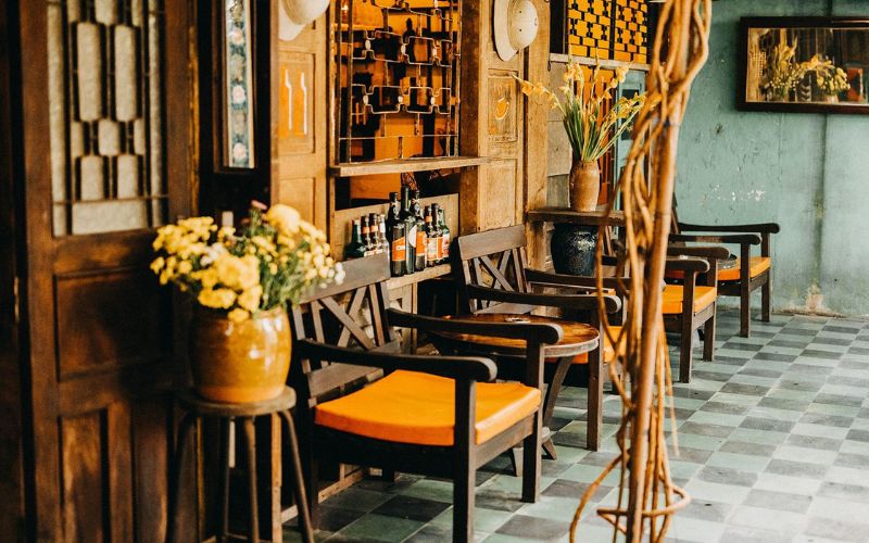 Phong cách thiết kế cafe Vintage