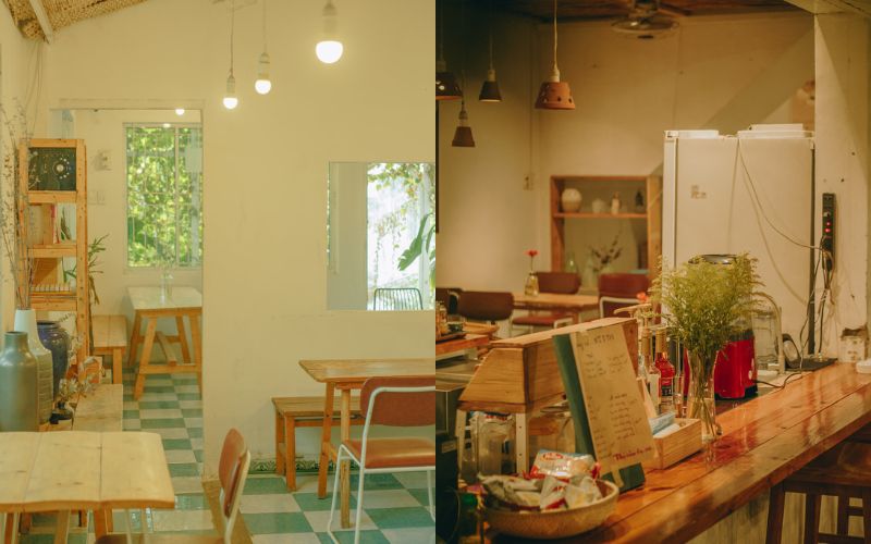 Phong cách thiết kế cafe Vintage