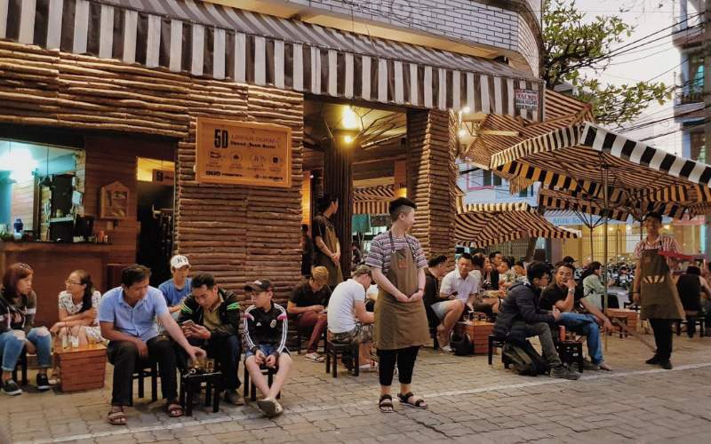 Phong cách thiết kế cafe cóc