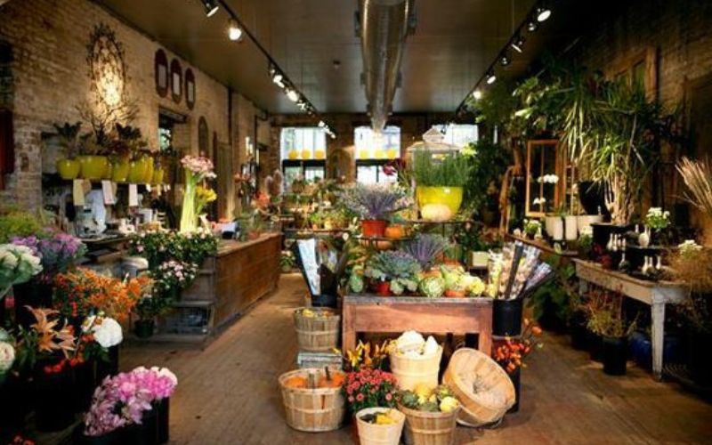 thiết kế shop hoa tươi nhỏ