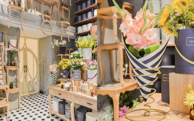 thiết kế shop hoa tươi nhỏ