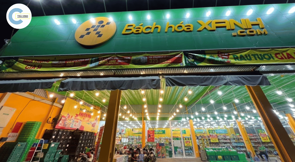 Thi công mở rộng cửa hàng Bách Hoá Xanh do Trà Vinh GC thực hiện