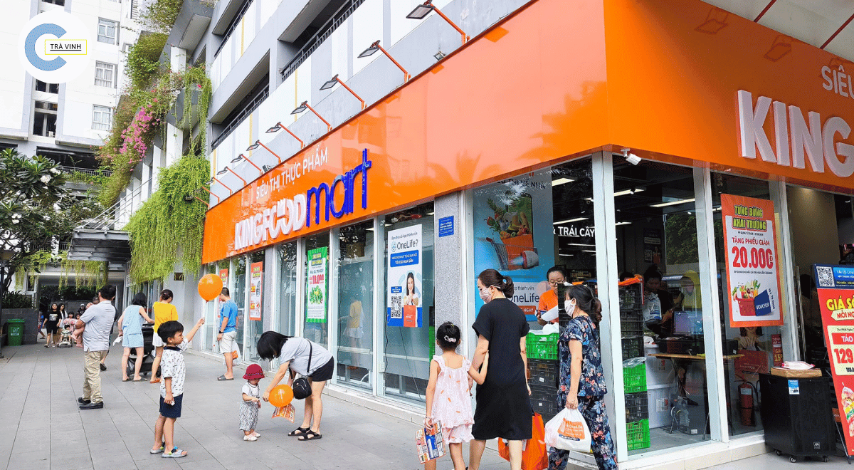 Thi công Kingfoodmart Him Lam - Phú Đông do Trà Vinh GC thực hiện