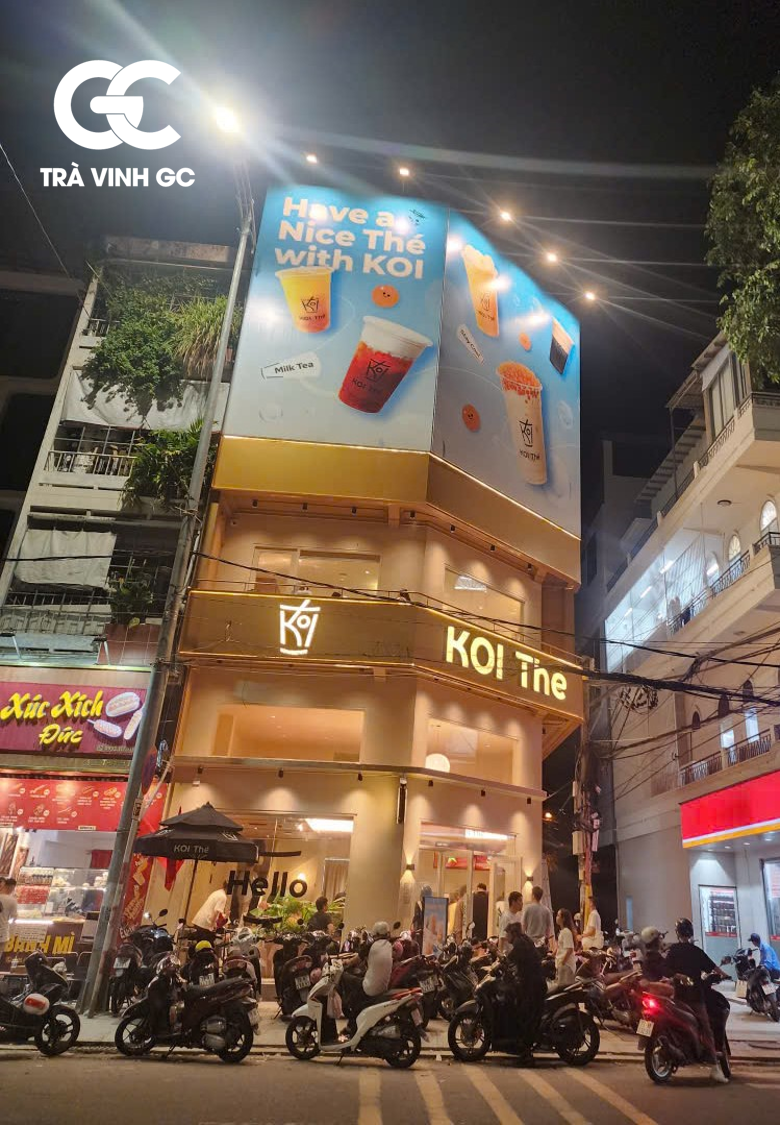 Thi Công KOI Thé Nha Trang – Không Gian Chuẩn Thương Hiệu, Tối Ưu Trải Nghiệm Khách Hàng